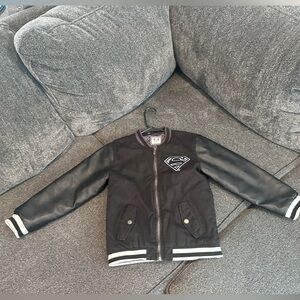 Cotton On Kids Superman Letterman Bomber Jacket